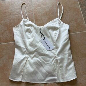 Elizabeth and‎ James Women's Sleeveless  white Blouse Women size S -New!